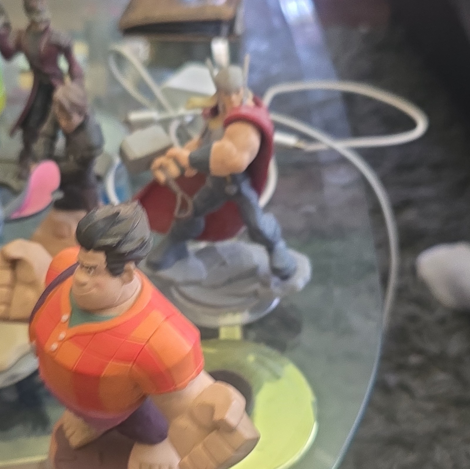 Disney Infinity Character Figure Lot – Yoda, Stitch, Ralph, Anger, Merida
