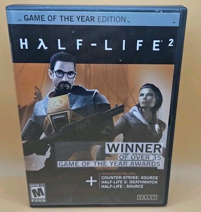 Half-Life 2: Game of the Year Edition PC Complete 4 Disc Key Valve