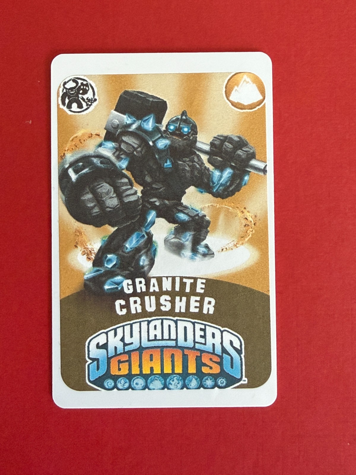Skylanders Giants Granite Crusher NFC Card FREE SHIPPING