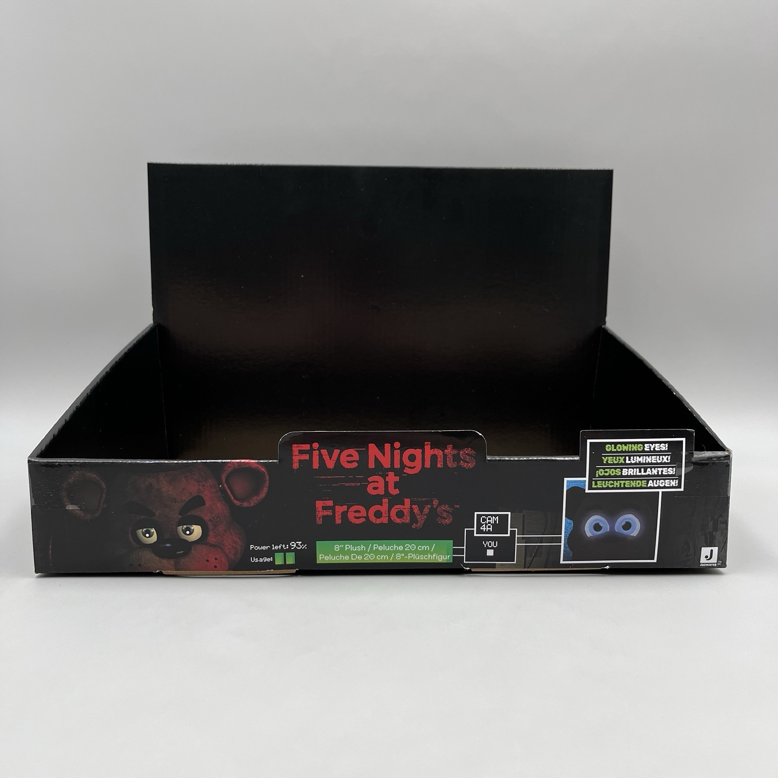 Five Nights at Freddy’s FNAF Jazwares Glow Eyes 8” Plush Display BOX ONLY