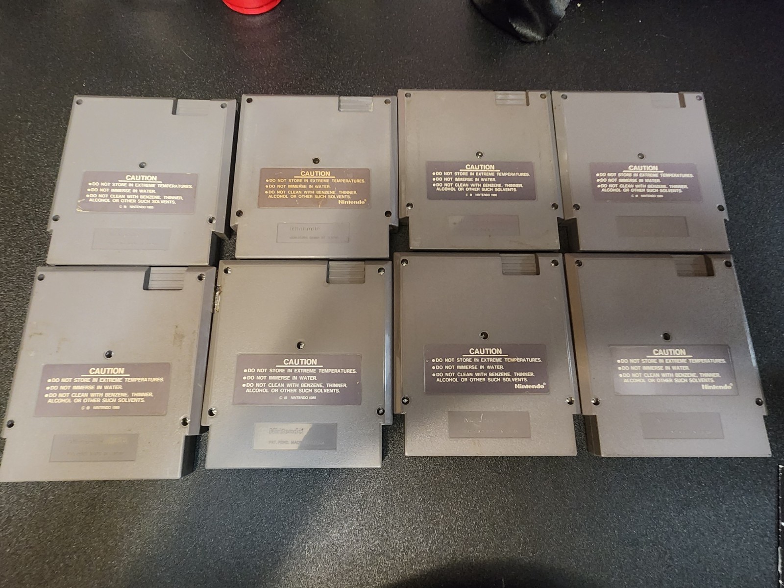 Nintendo NES 8 Game Lot – 5 Screw Cartridges, Some Label Wear (See Pics)