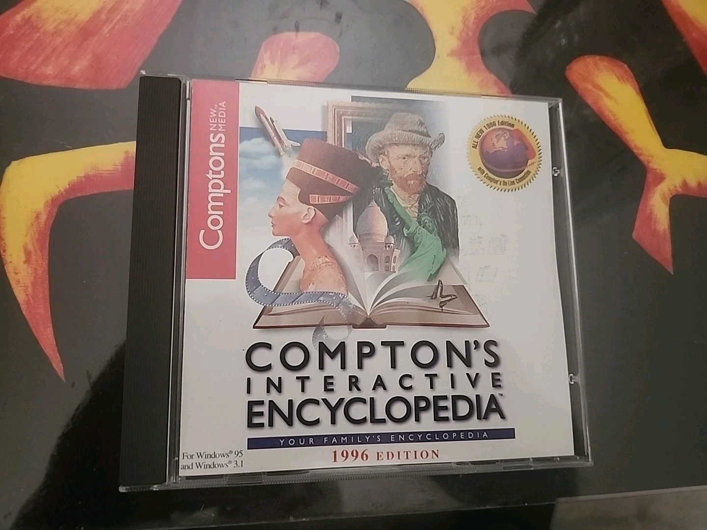 Compton’s Interactive Encyclopedia 1996 Win 3.1/95 PC CDROM Software US Version