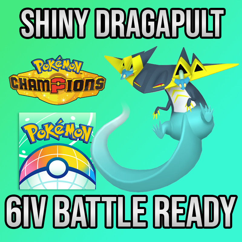 ✨6IV SHINY Dragapult Battle Ready🚀 POKEMON HOME✨Pokemon Champions✨
