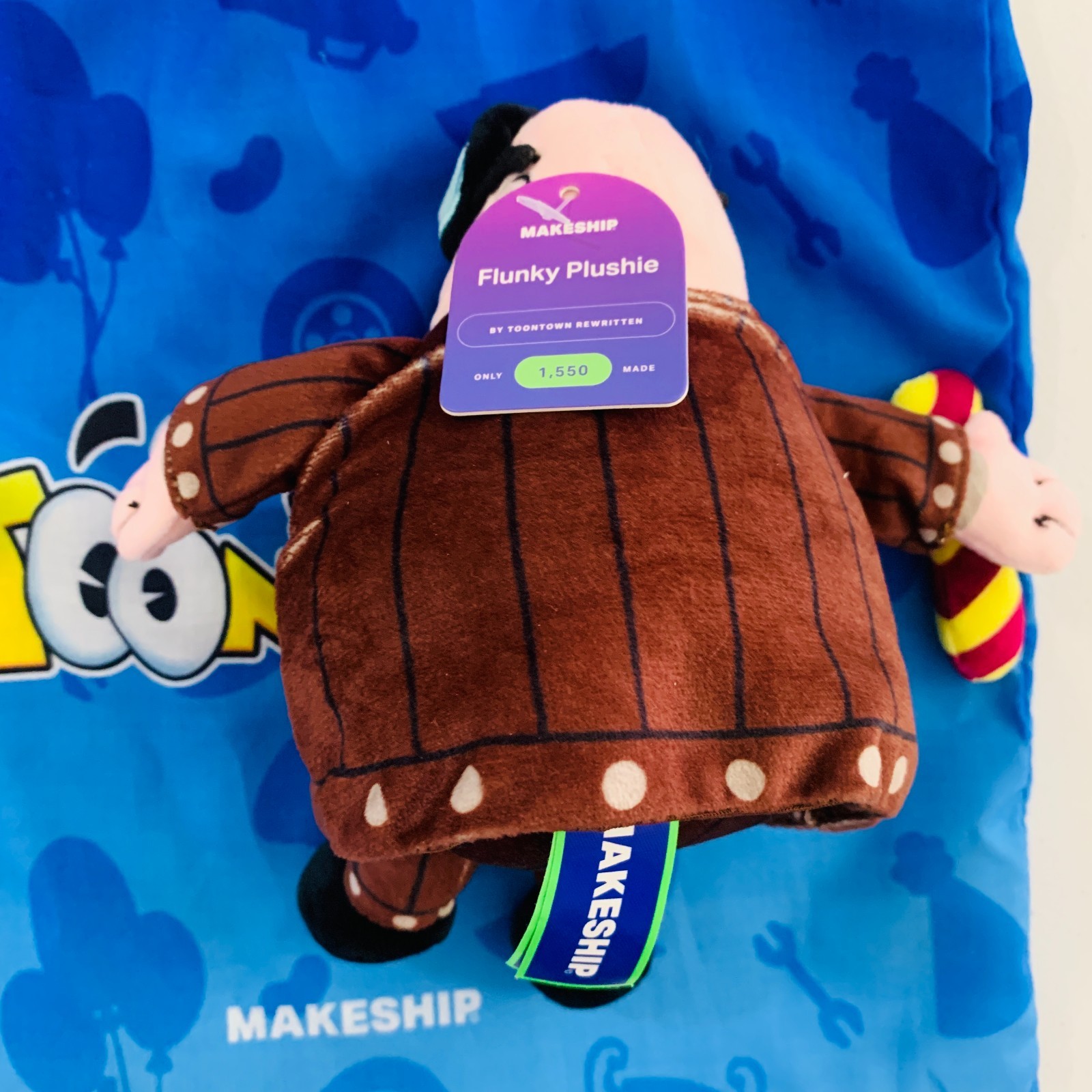 Disney’s Toontown Online Rewritten x Makeship Cog Flunky Plush Plushie TTR