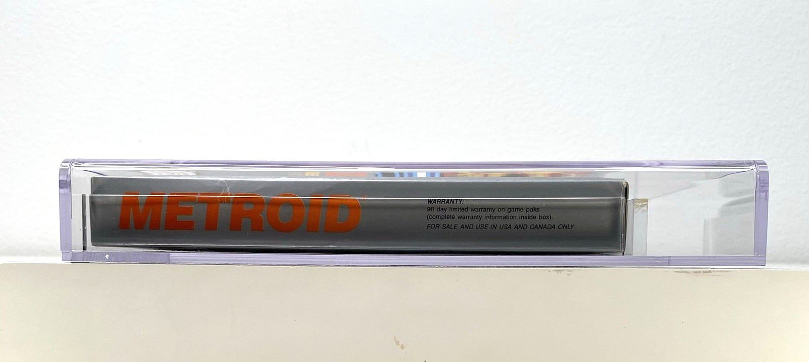 Metroid Nintendo NES New 1989 VGA Q 85 Archival Qualified White Oval Seal