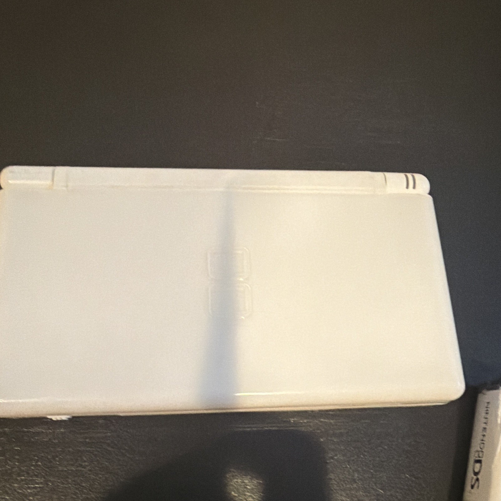 Nintendo DS Lite White Console w/ Mario Party DS, Case & Instruction Booklet