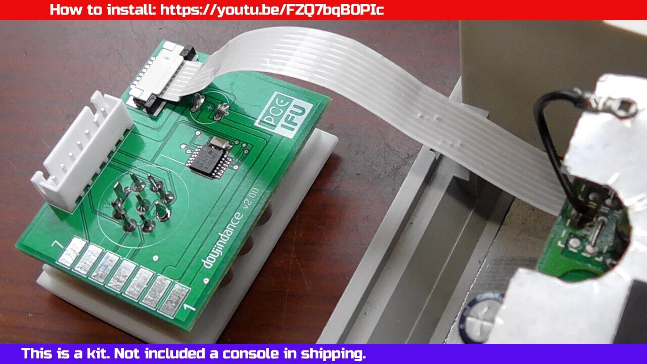 Assembly kit PC Engine Interface unit 3D print RGB panel install boards parts