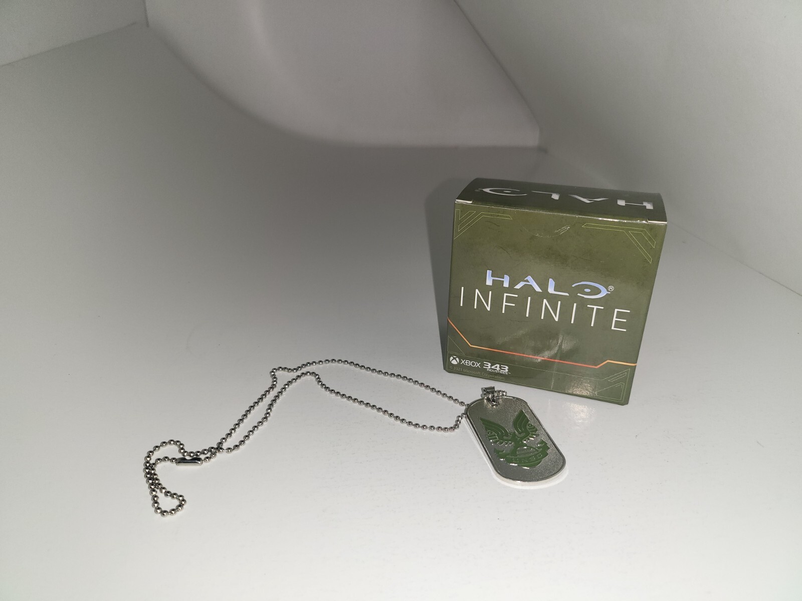 NEW MINT Factory Sealed HALO INFINITE Gamestop Promotion UNSC Dog Tag IN BOX