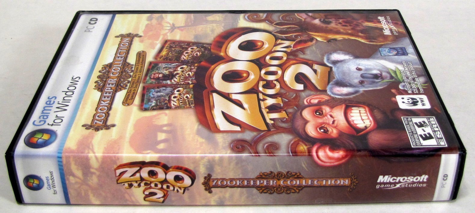 Zoo Tycoon 2: Zookeeper Collection (PC, 2006) 2 Disc Set in Case