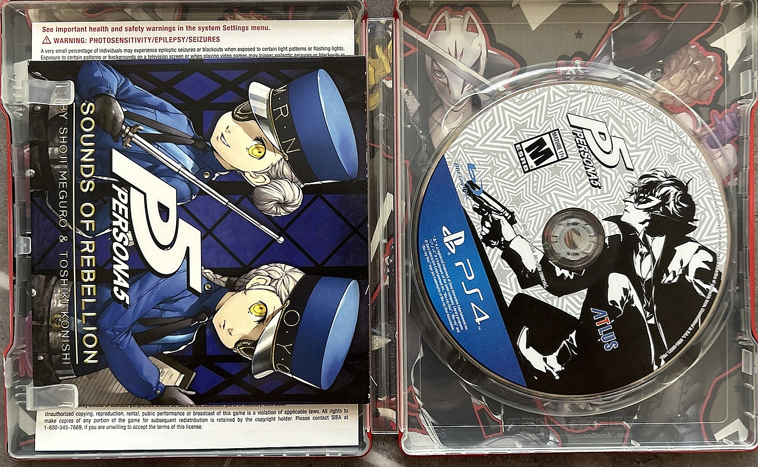 Persona 5: Take Your Heart – Limited Premium Edition for PS4 || Missing items