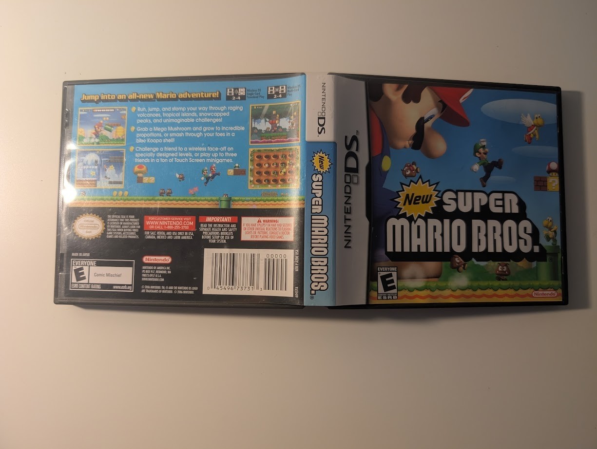 New Super Mario Bros – Nintendo DS – CIB Tested