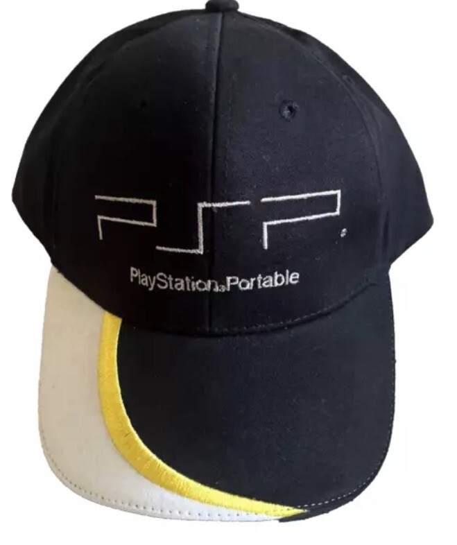 Vintage Official PlayStation Portable PSP Ball Cap Hat Adjustable Embroidery