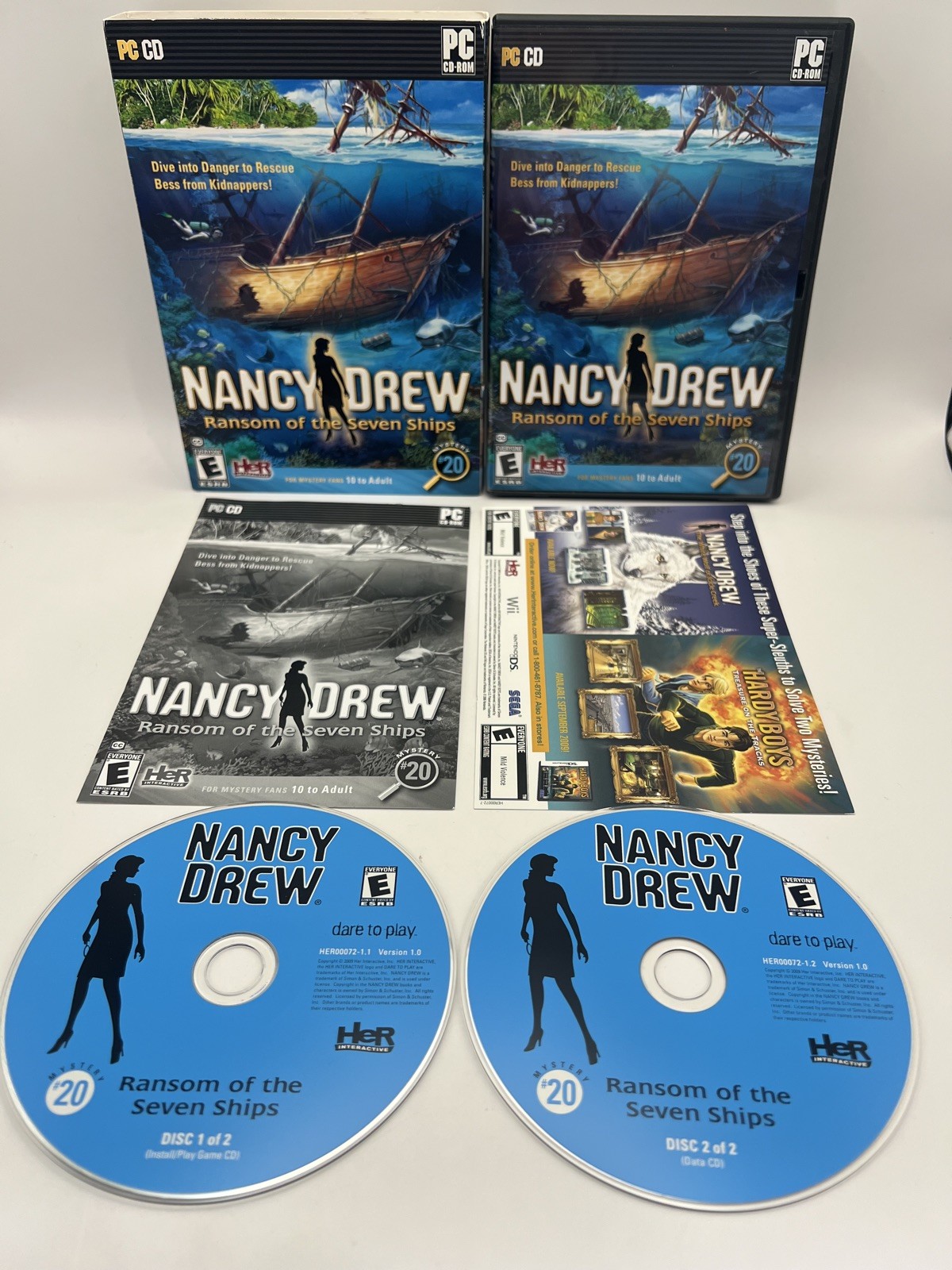 Nancy Drew PC Game Lot of 9 Big Box Adventure Mystery HER Interactive