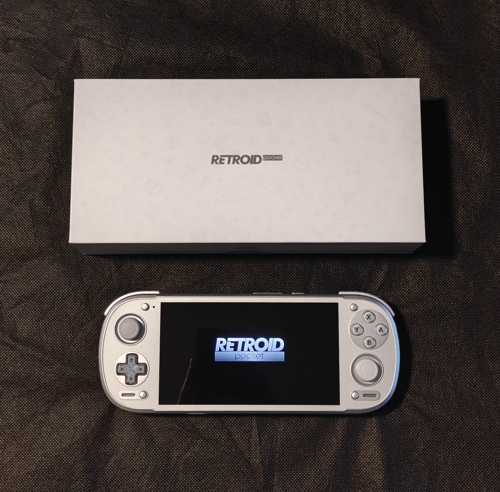 Retroid Pocket 6 12GB 128GB Silver Stick Top OLED Handheld Gaming Console
