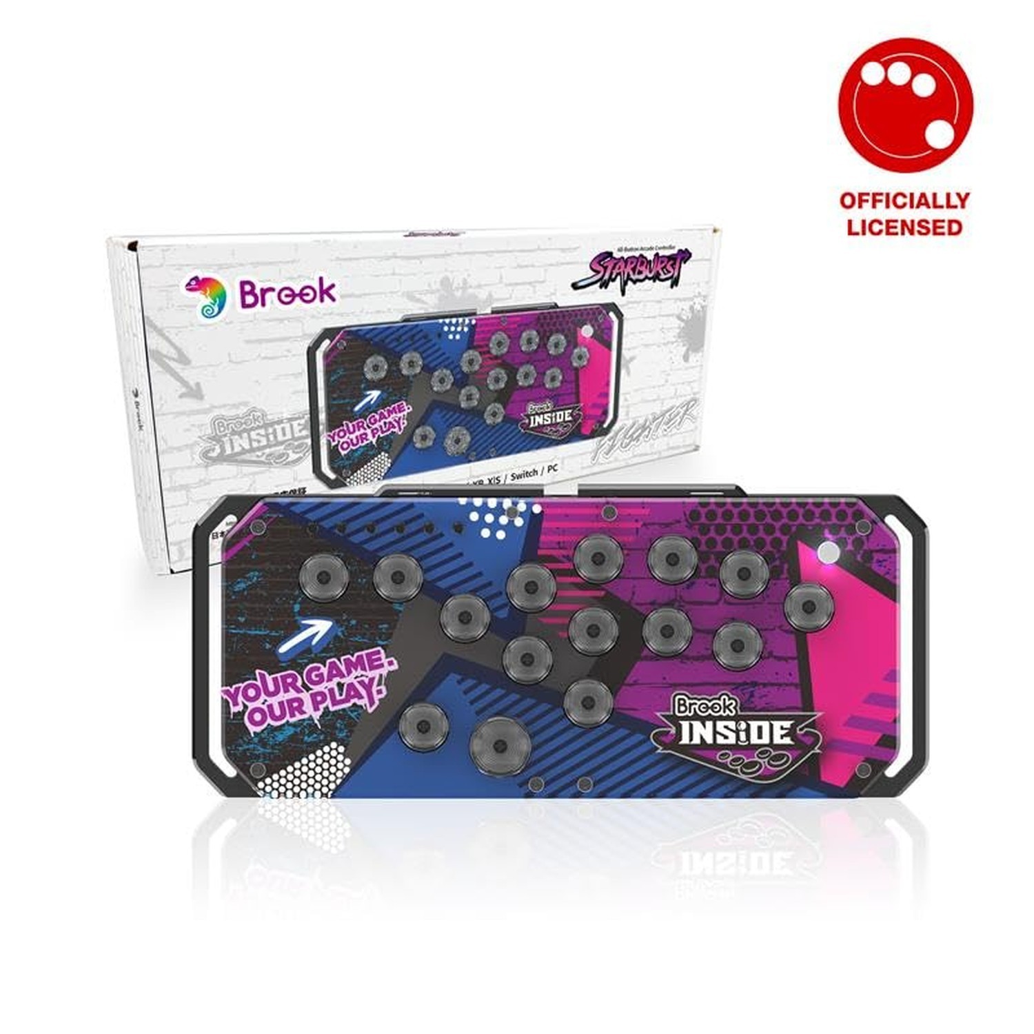 Brook Fighter Starburst All-Button Arcade Controller for PS5, PS4, Xbox Serie…
