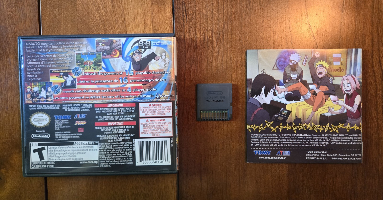 Naruto Shippuden: Shinobi Rumble!! Nintendo DS with Manual TESTED + Authentic