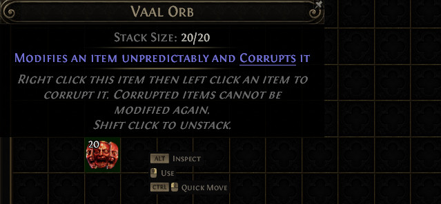 400x Vaal Orb Return of the Ancients League Path of Exile 2 POE 2