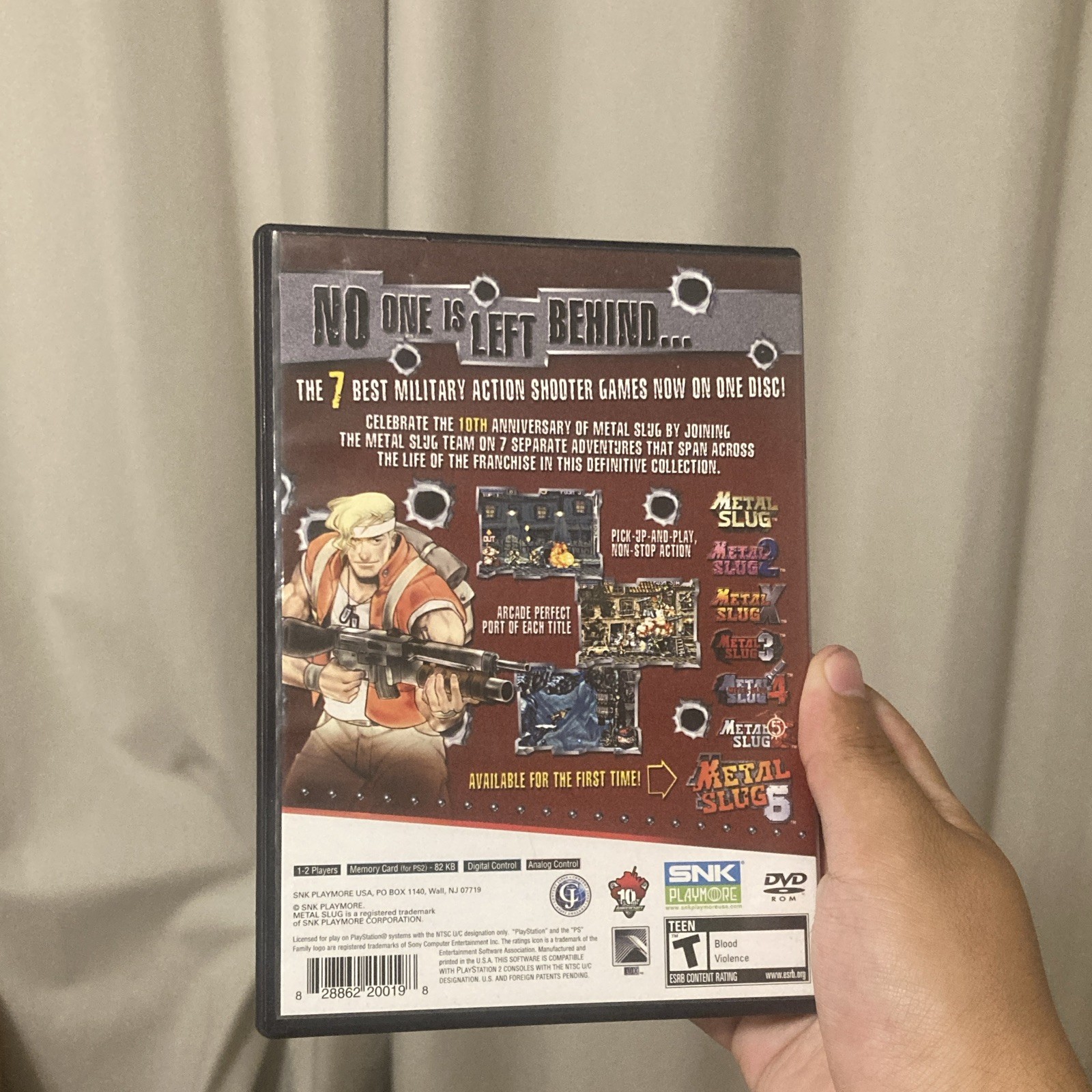 SNK Playmore Metal Slug Anthology – Sony PlayStation 2 NTSC-U/C CIB