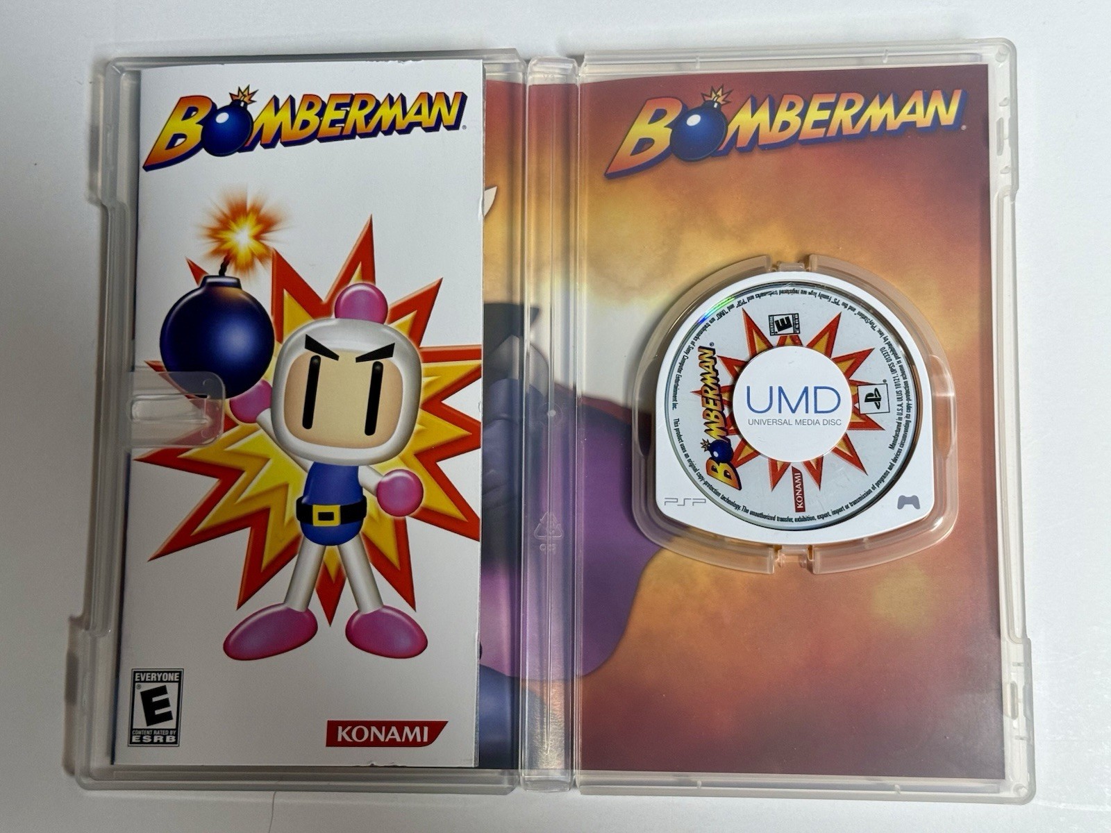 Bomberman PSP 2006 Complete CIB w/ Manual Konami Hudson Tested