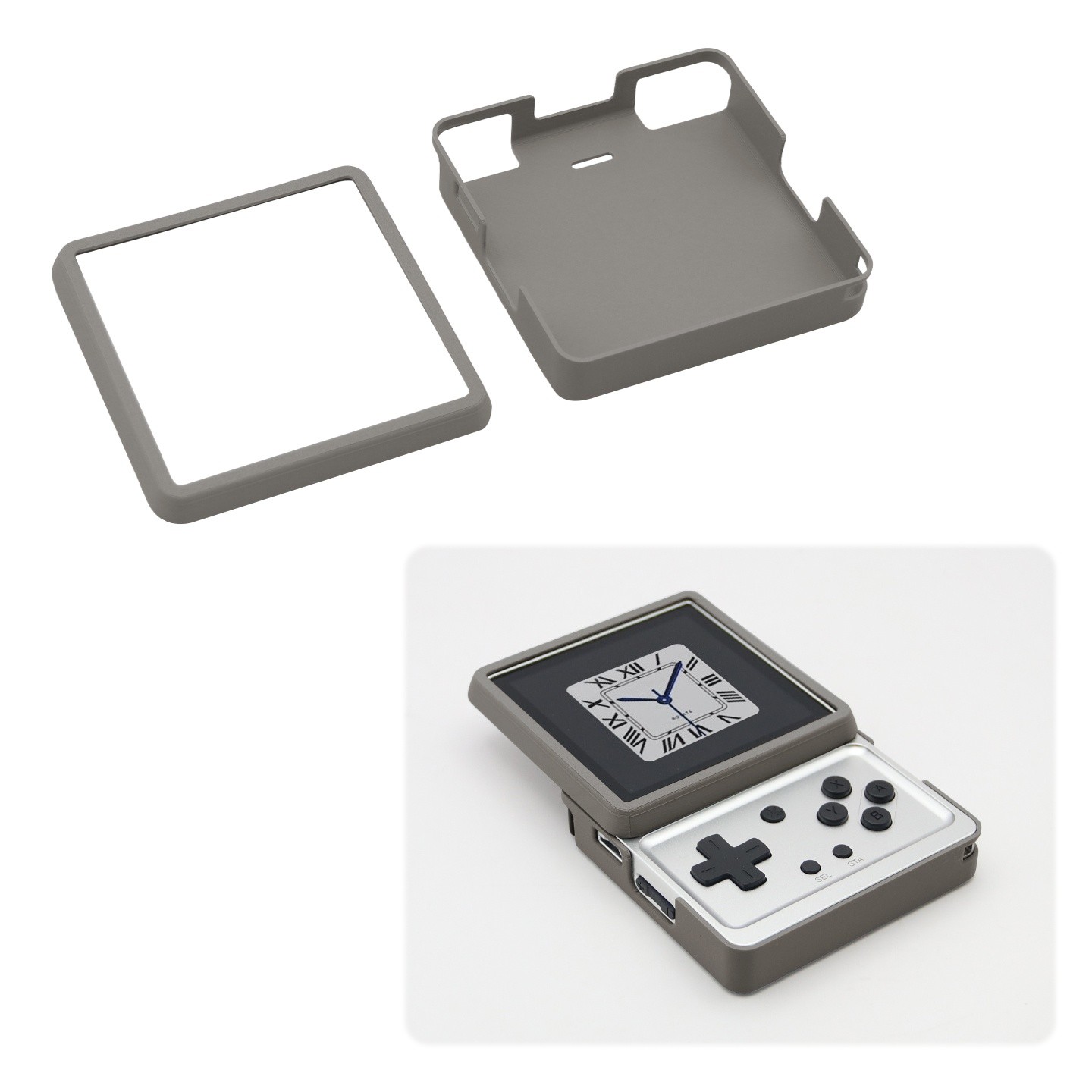 For ANBERNIC RG Rotate Gaming Console Dust proof Accessory Protective Case