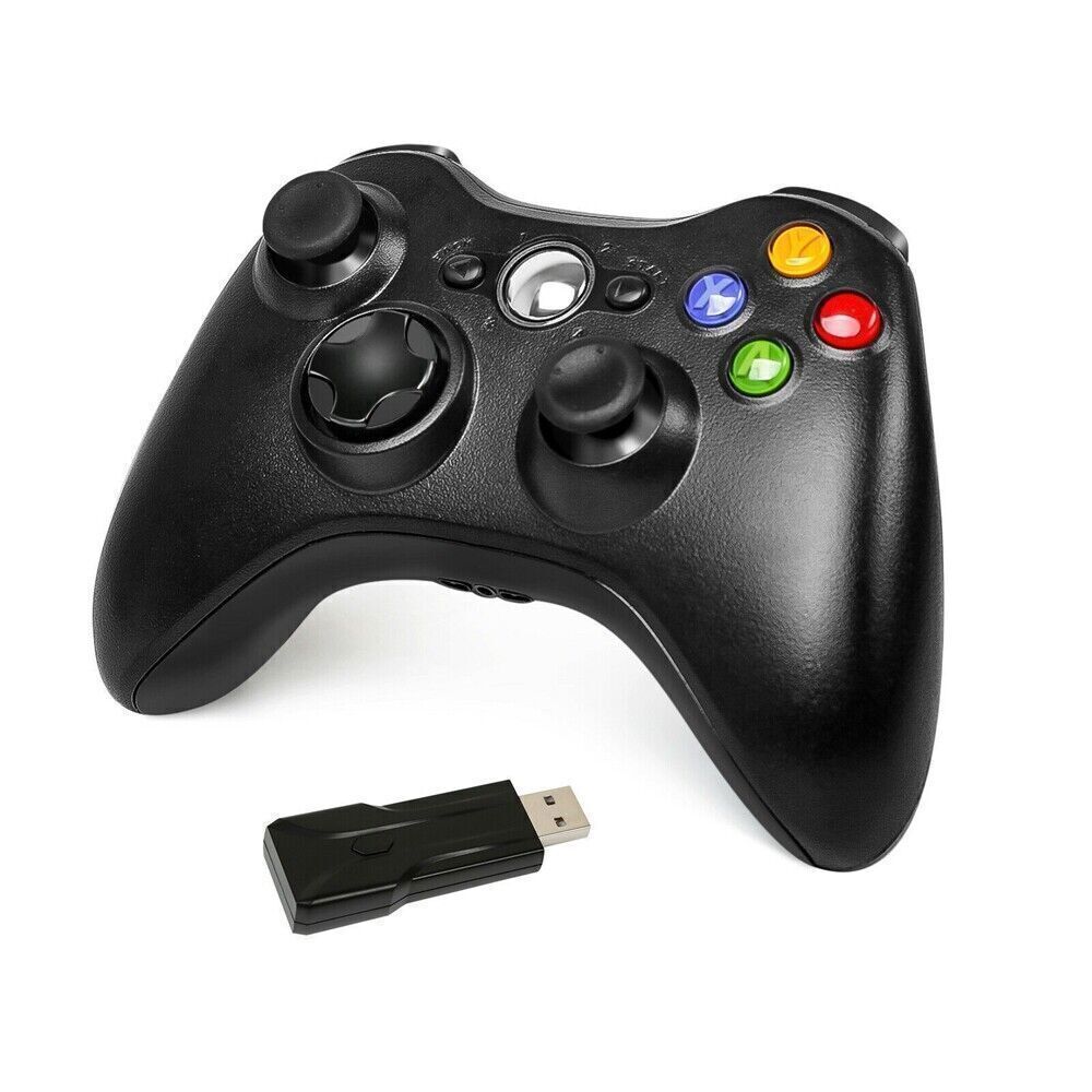 2X Wireless Controller For Microsoft Xbox 360 / 360 Slim / PC Windows 11/10/8/7