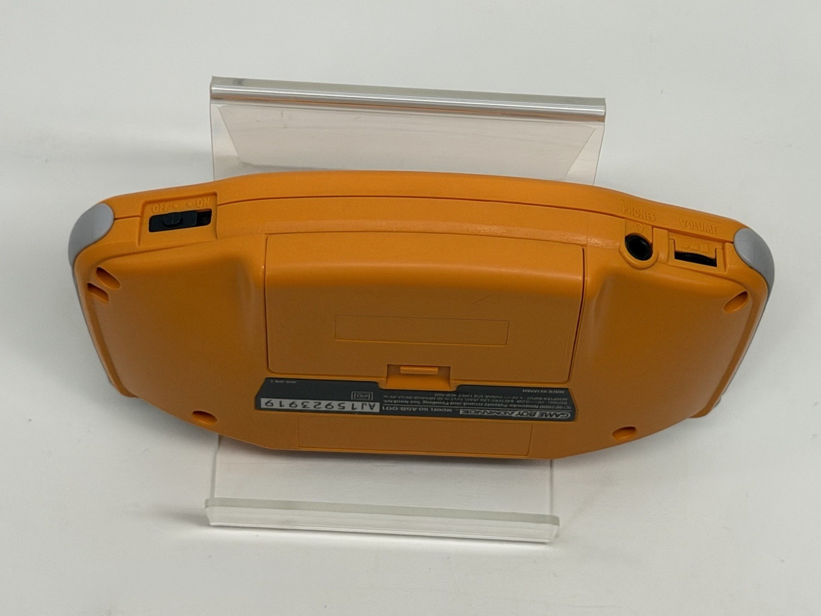 Nintendo GameBoy Advance GBA Orange Spice AGB-001 Console Tested Working