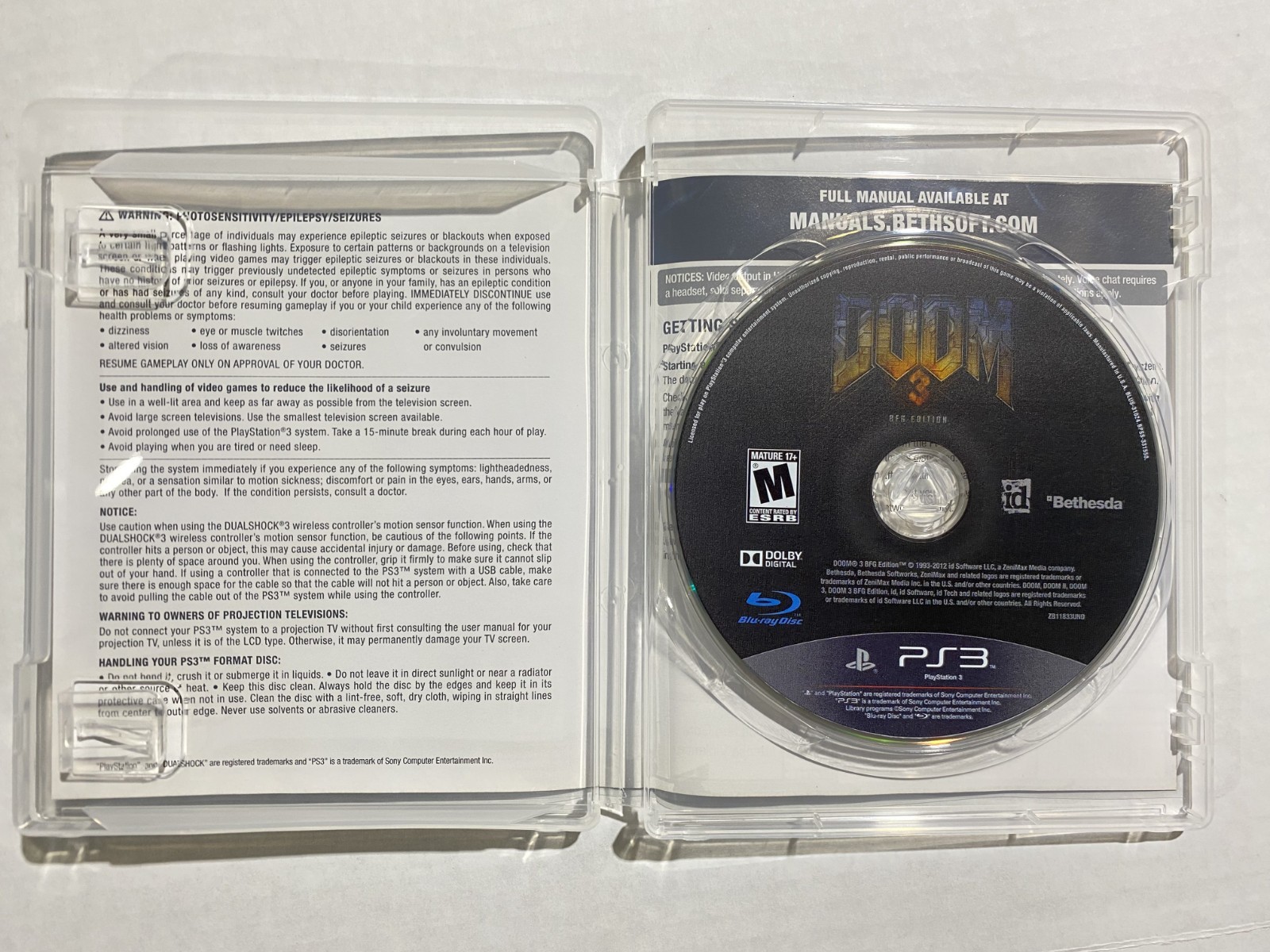 Doom 3 BFG Edition PS3 PlayStation 3 – Free Shipping TESTED