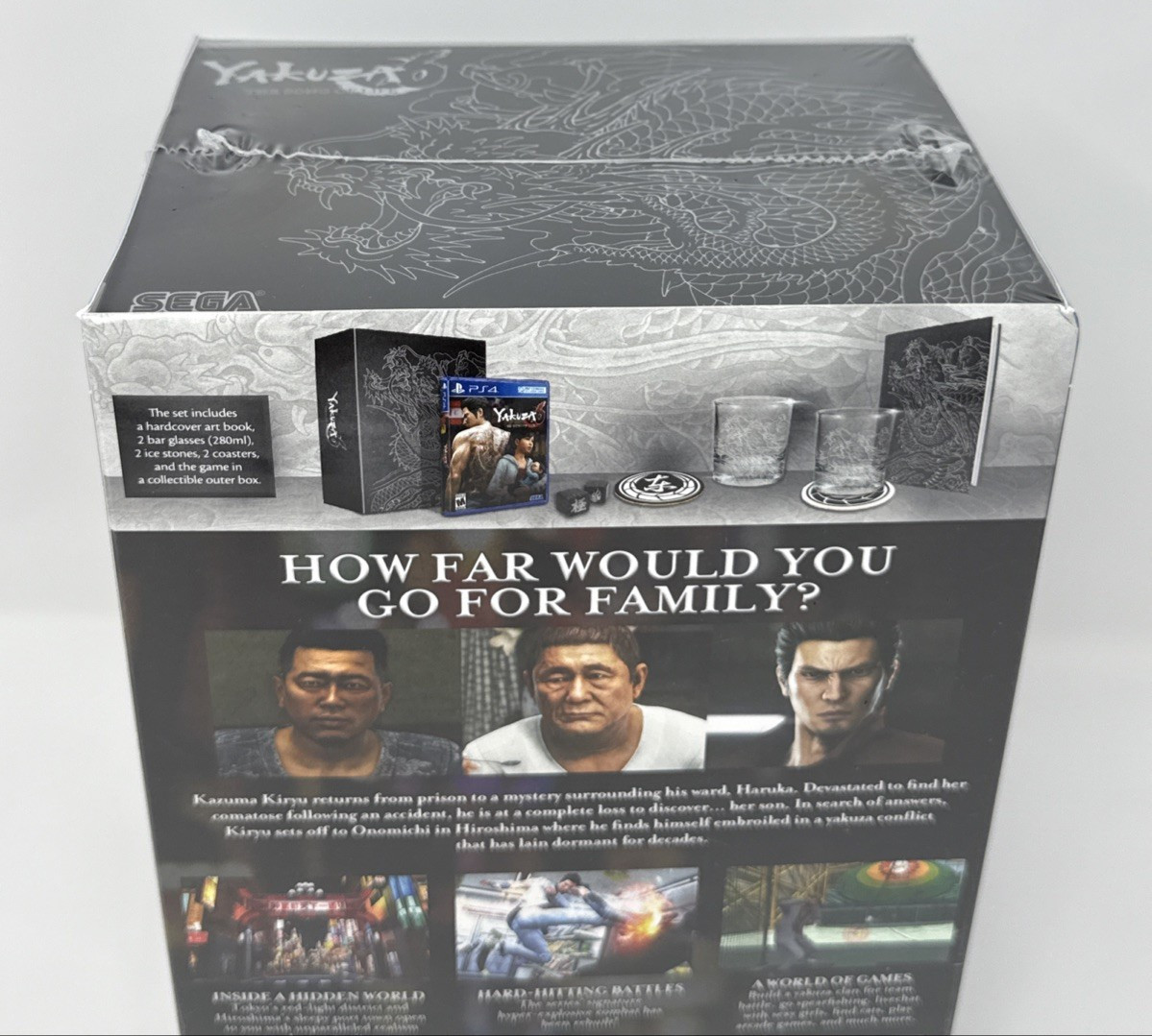 Yakuza 6 After Hours Premium Edition PS4 NEW Sealed Slit in Wrap READ Rare Set