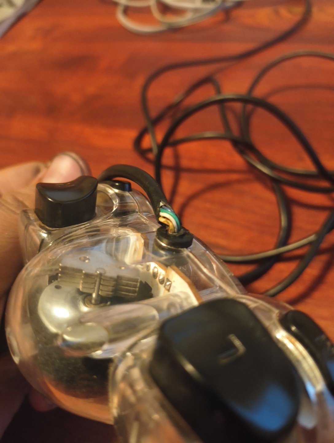 Nintendo Wii/GameCube Controller – Clear “Damaged Repair Or Parts” #4
