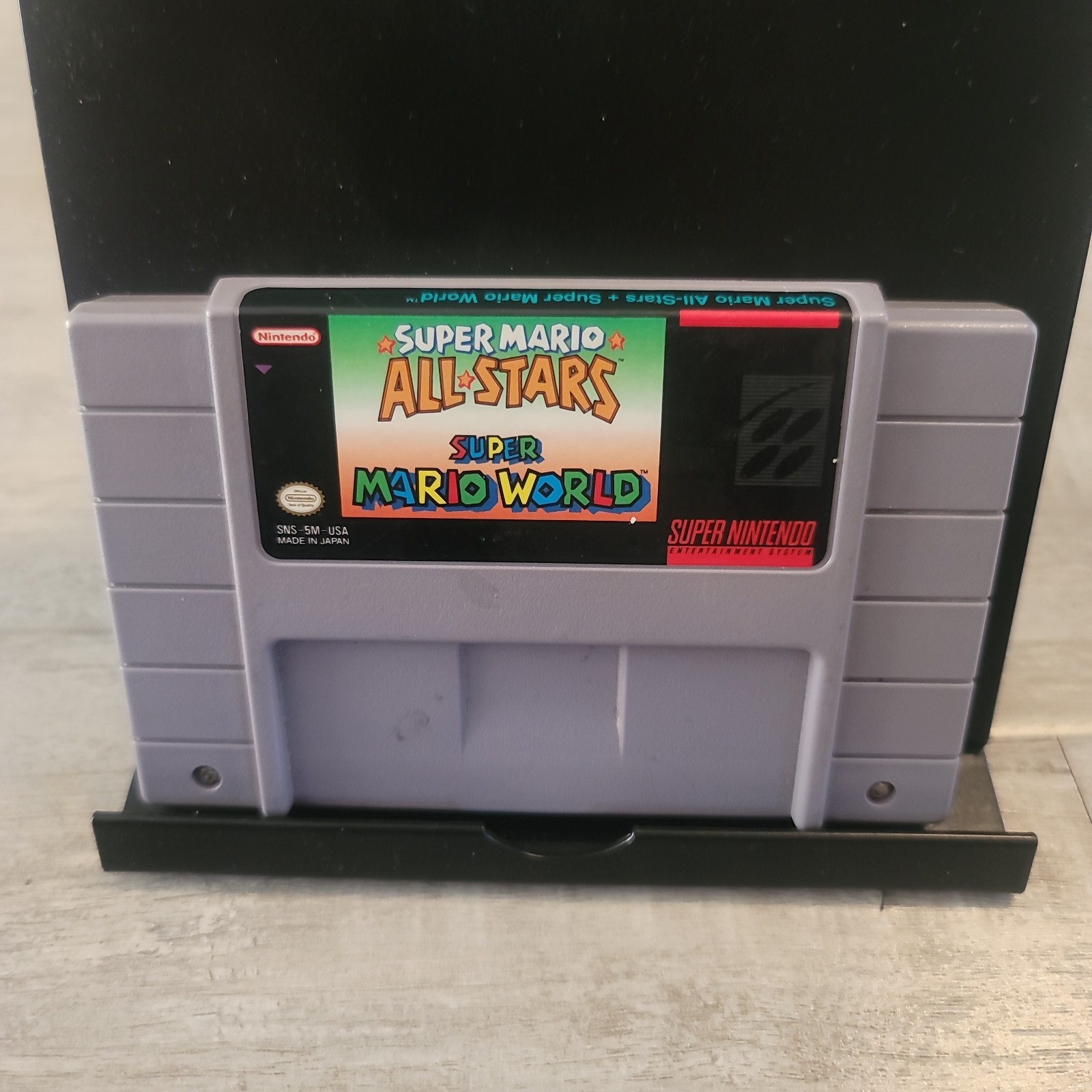 Super Mario All-Stars + Super Mario World Super Nintendo SNES Game Cartridge