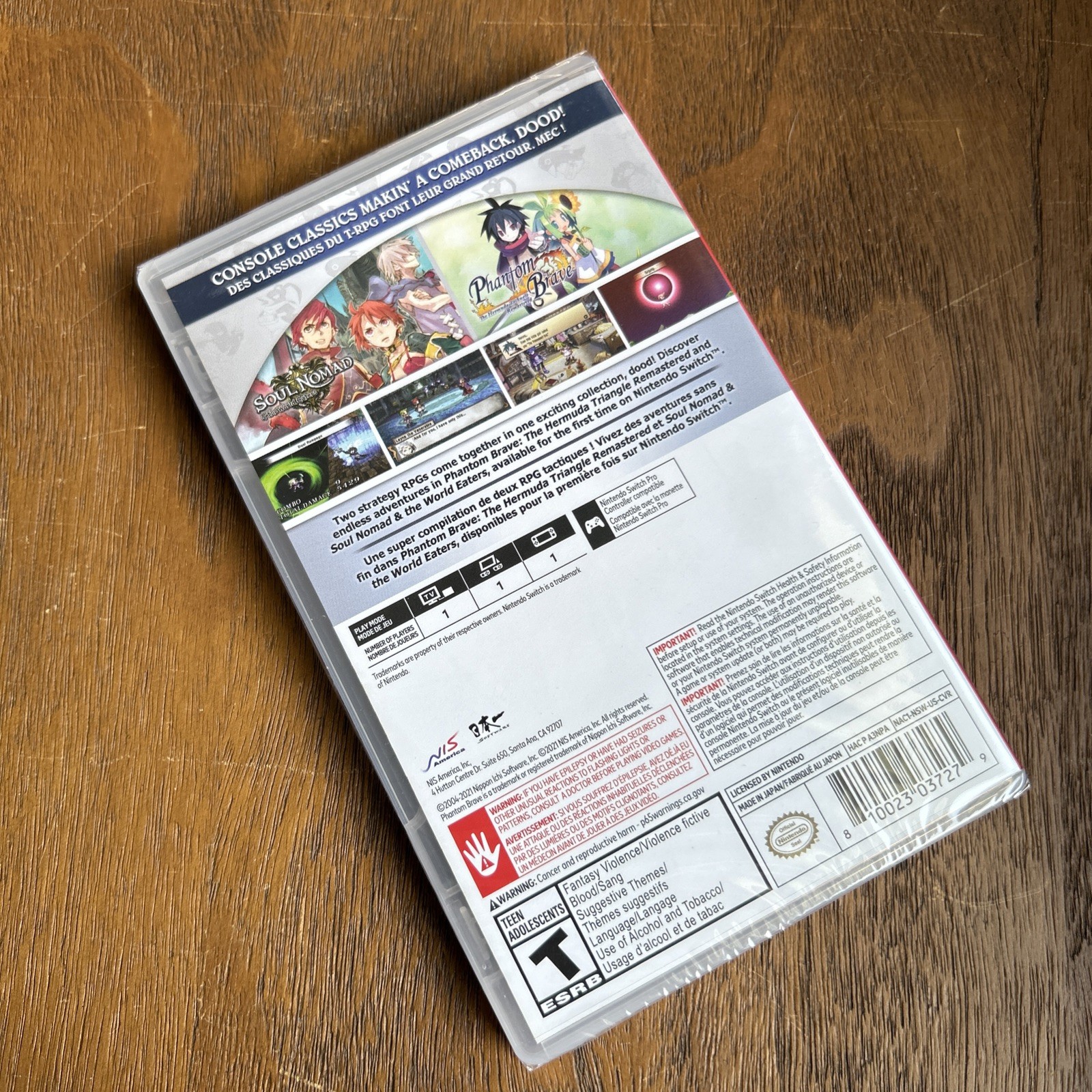 Prinny Presents NIS Classics Volume 1 – Phantom Brave Soul Nomad Nintendo Switch