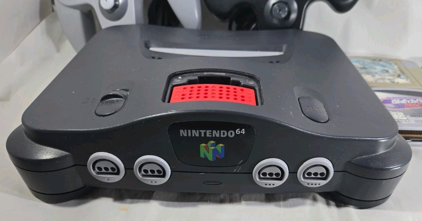 Nintendo 64 N64 Console Bundle with Expansion Pak OEM Controller & Games