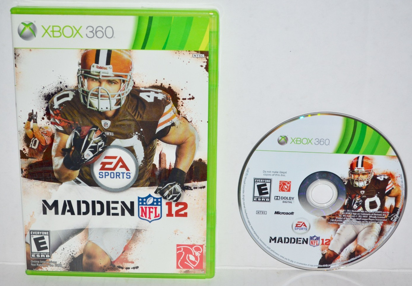 Madden NFL 12 (Microsoft Xbox 360, 2011) Video Game CIB 🔥