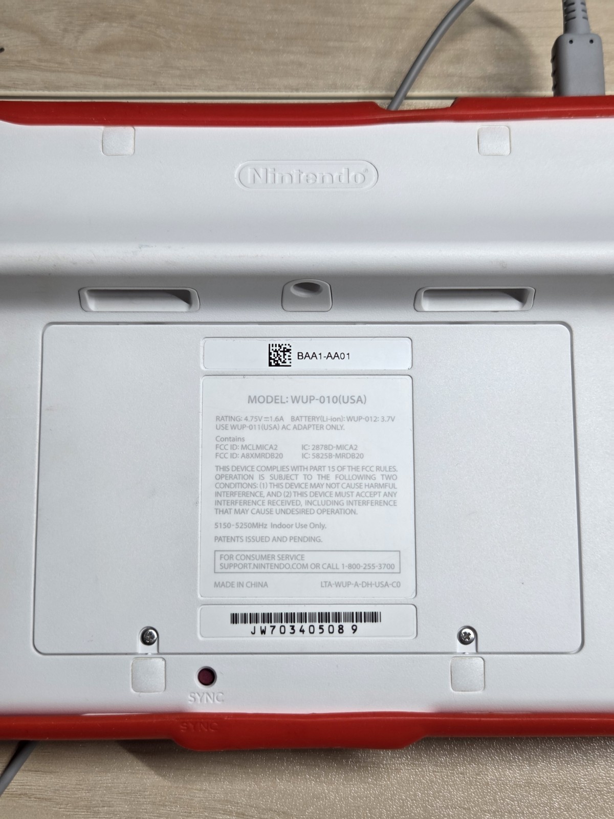 Wii U Game Pad WUP-010(USA) Charger & Stand with Stylus Tested Working Very Good