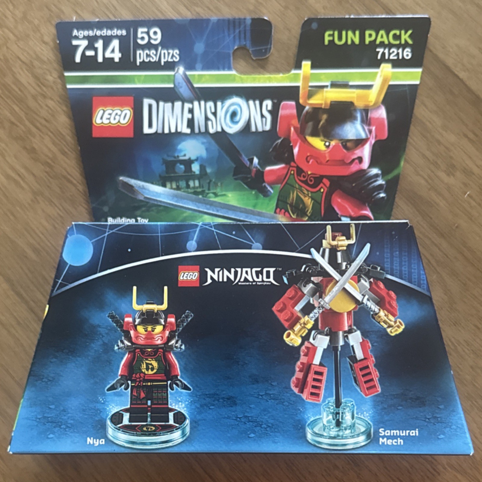LEGO Dimensions Ninjago Nya & Samurai Mech 71216 Fun Pack 3-in-1 Build