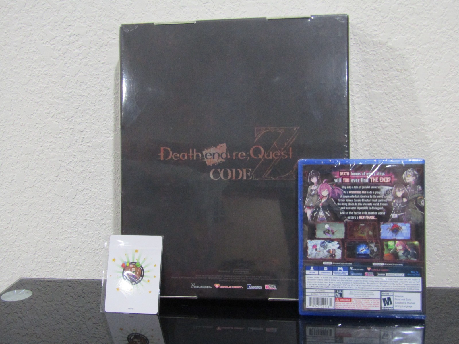 Death end re;Quest: Code Z Limited Edition PS4 Playstation 4 + Artbook Mousepad