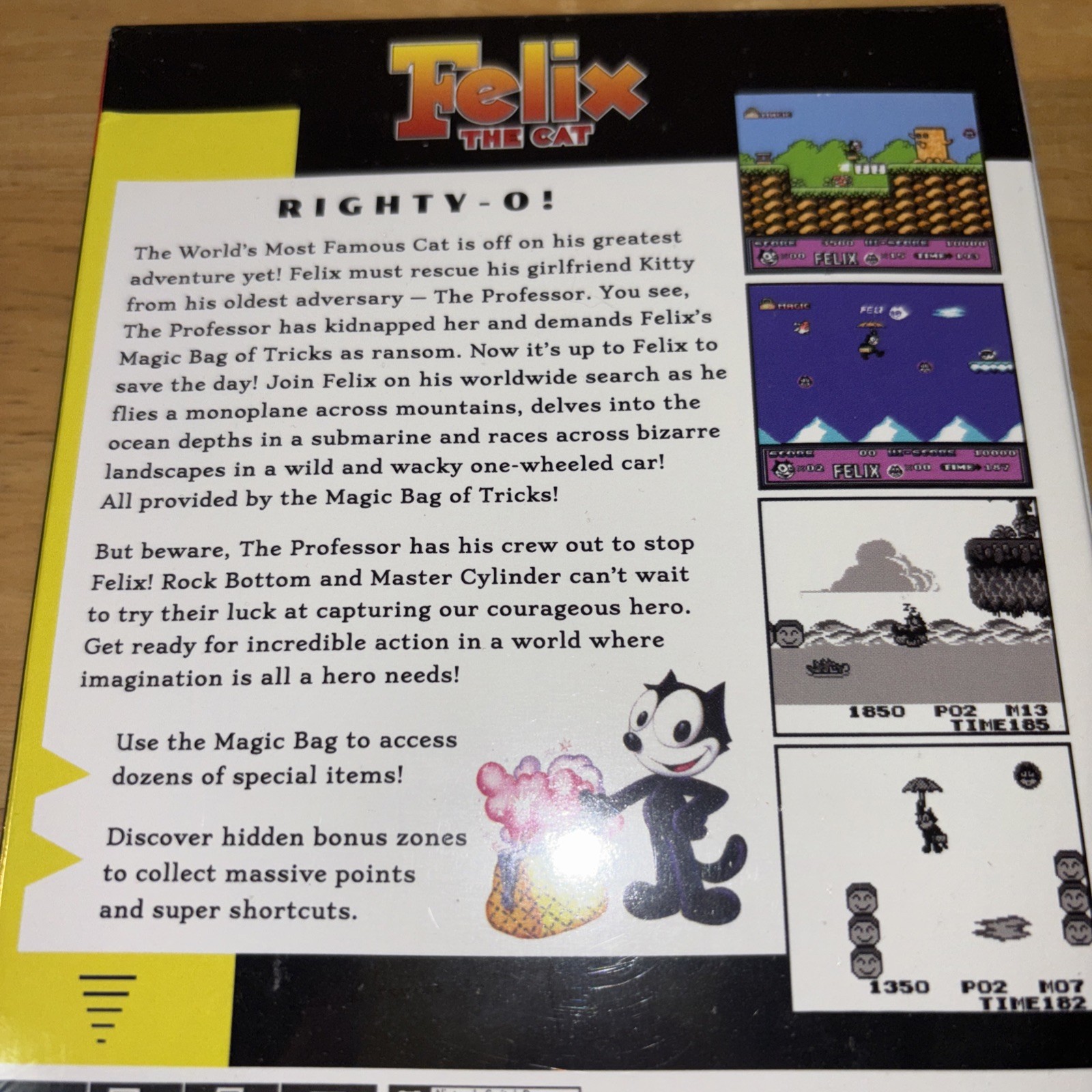 BRAND NEW FELIX THE CAT CLASSIC EDITION LIMITED RUN GAMES COLLECTOR’S SWITCH
