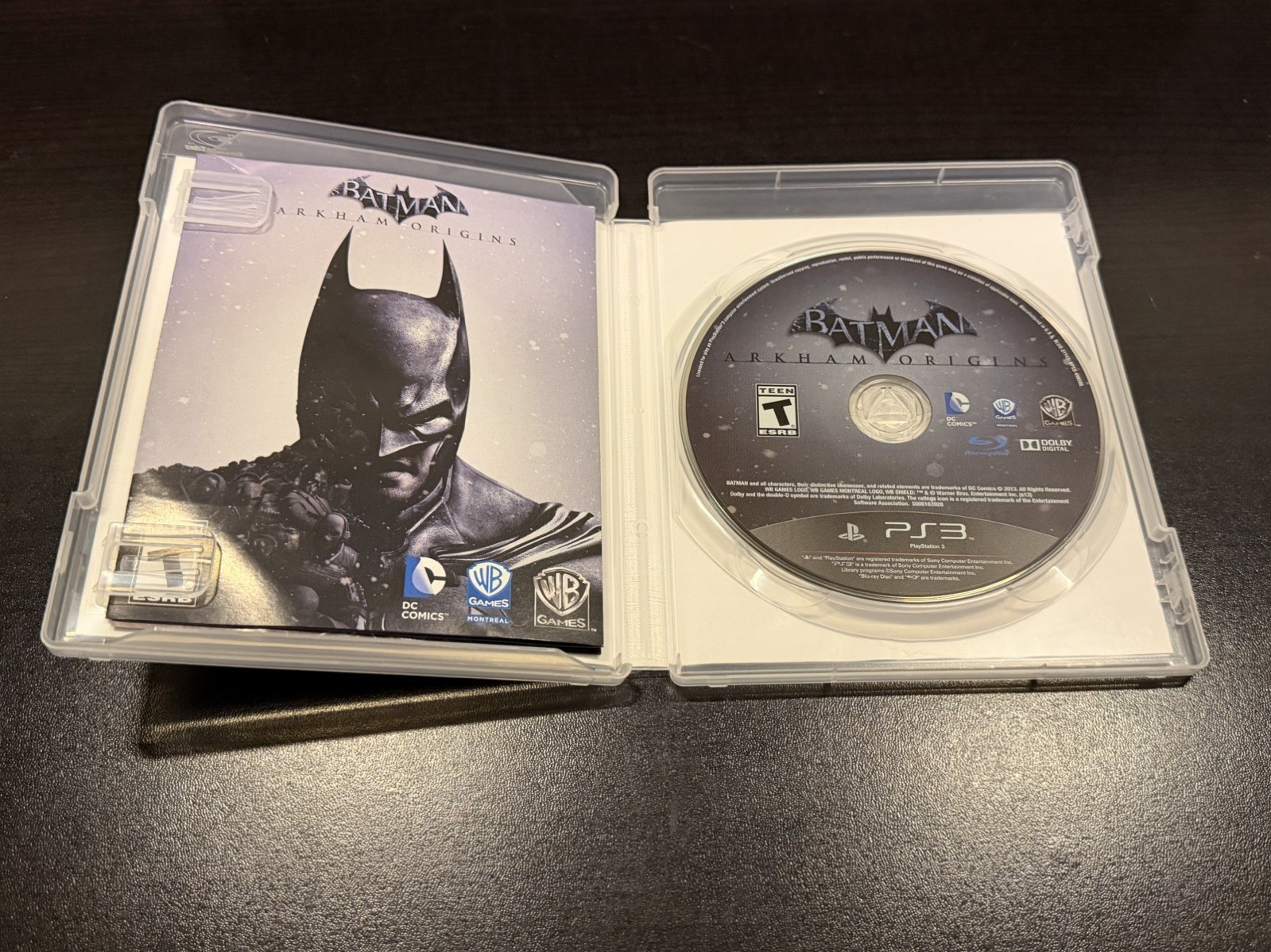 Lot of 5 PS3 Games Arkham City and Origins MLB 12 The Show NCAA Football Angels