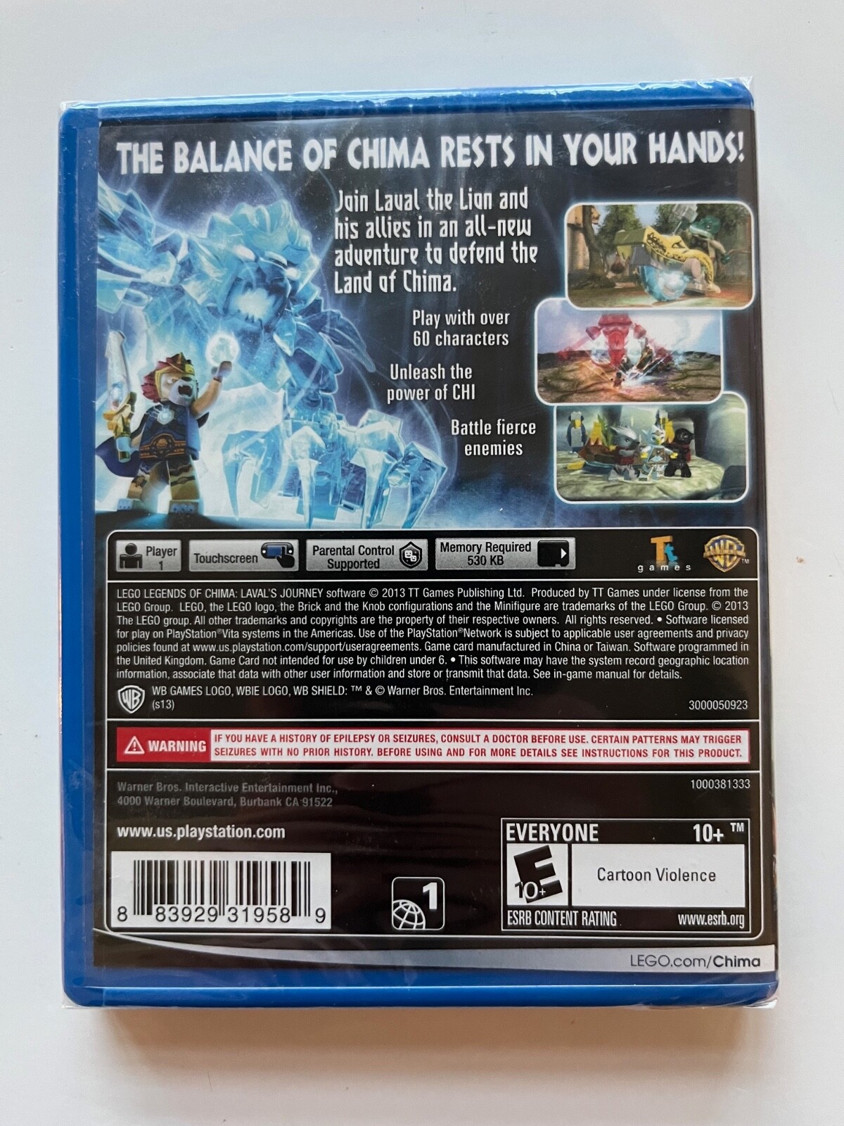 LEGO Legends of Chima: Laval’s Journey (Sony PlayStation Vita, 2013) New OOP
