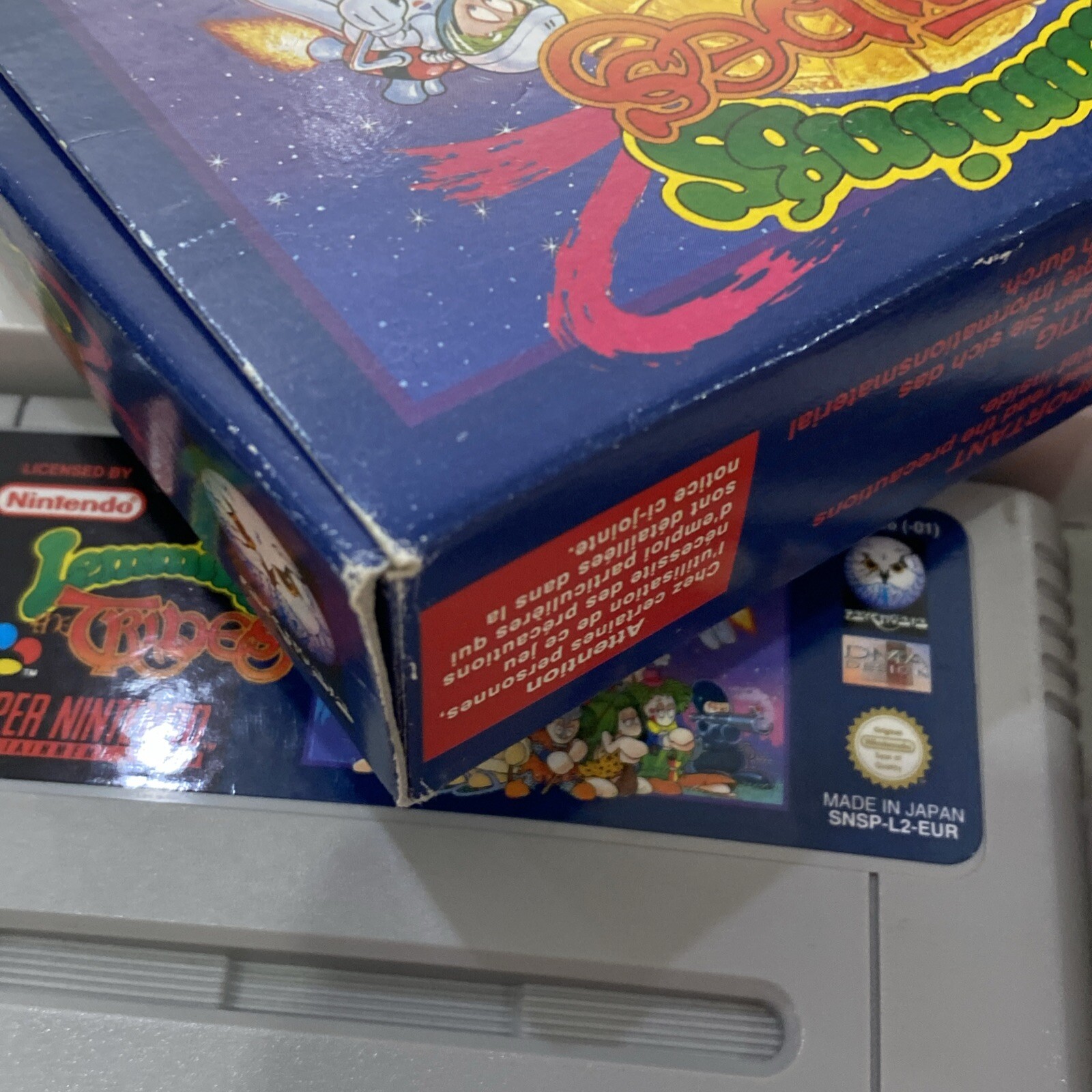 Lemmings 2: The Tribes Super Nintendo SNES Complete CIB Great Shape! Rare!!!