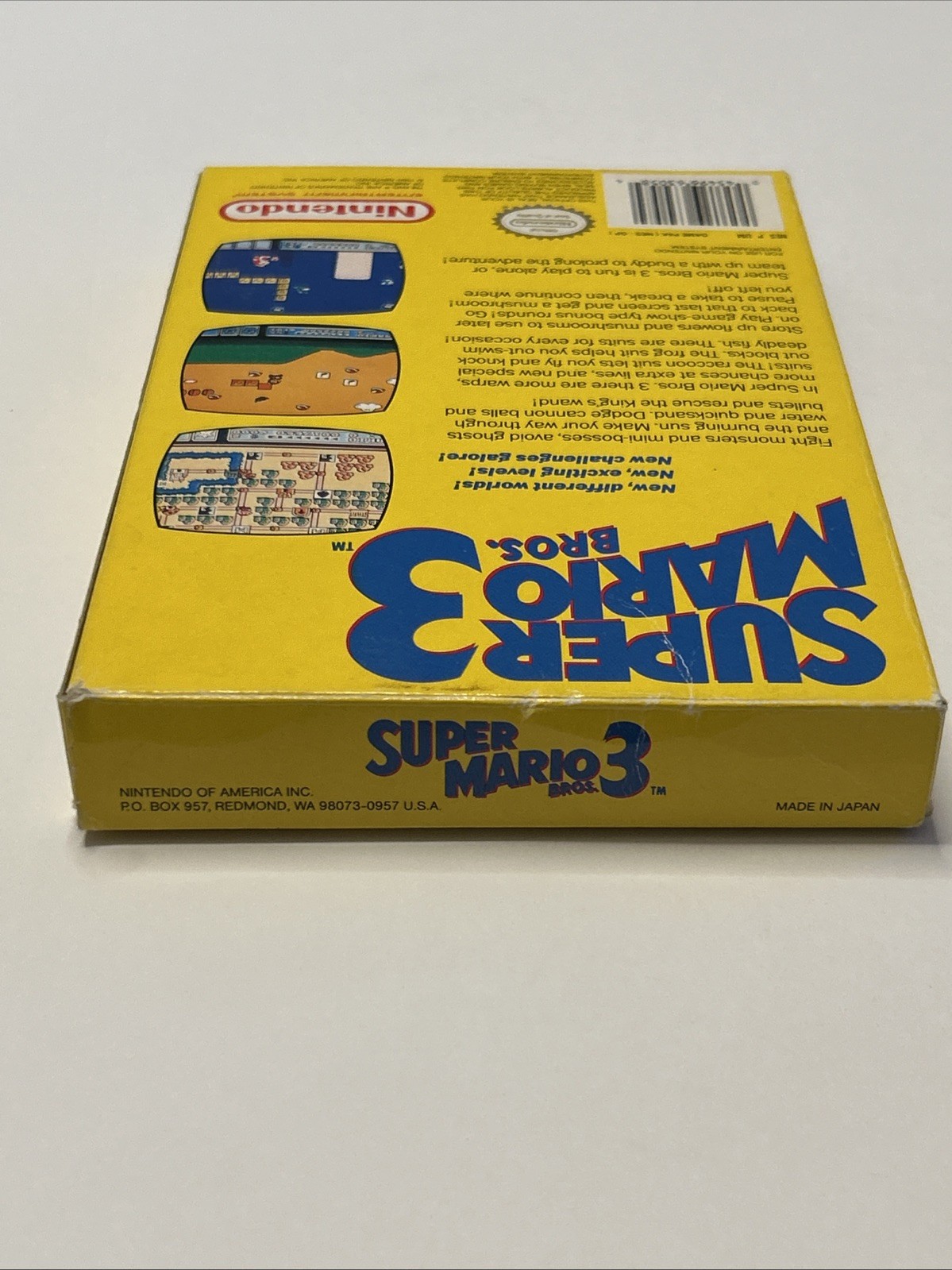 Super Mario Bros. 3 NES Nintendo Complete CIB Tested Box Manual Insert Authentic