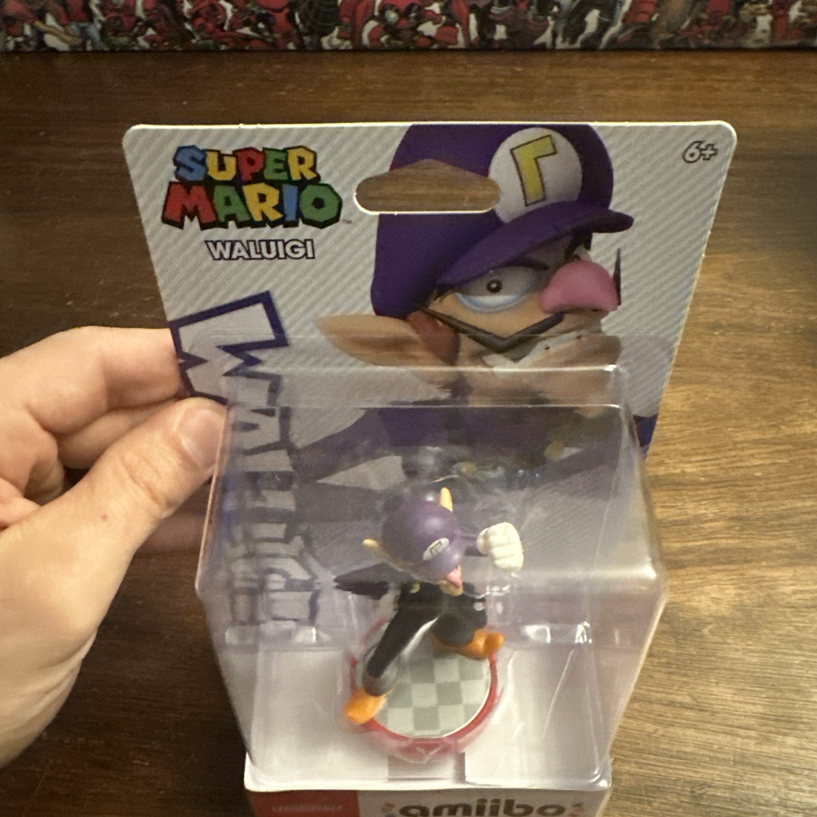 Waluigi Amiibo Figure – Nintendo (Super Mario Series) Brand New – Factory Sealed