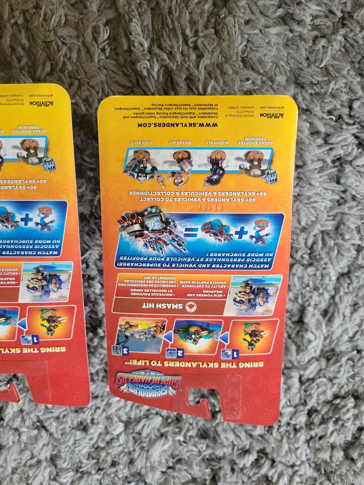 Skylanders Superchargers Smash Hit Figure Earth New in Box lot of 3
