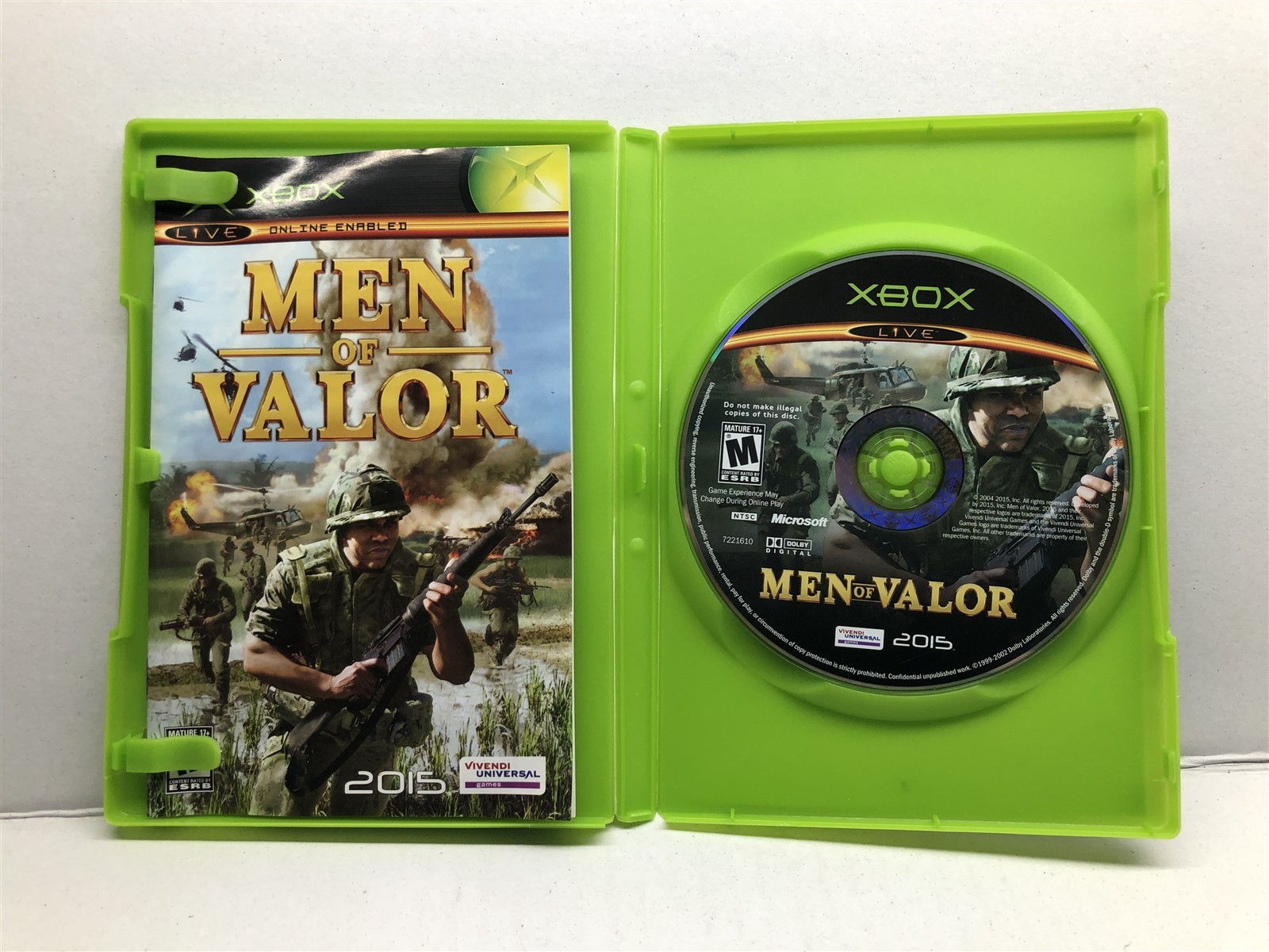 Men of Valor (Microsoft Xbox, 2004) Complete Tested Working – Free Ship