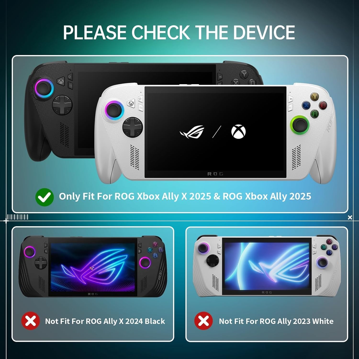 Carrying Case 3 in 1 Accessories Compatible with ASUS ROG Xbox Ally & ROG Xbox A
