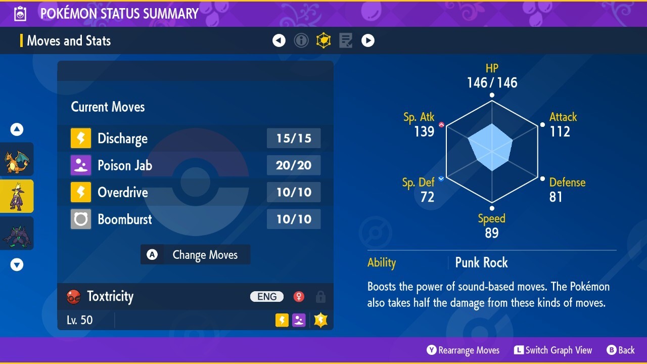✨ Shiny Toxtricity Event | Rock Star | Pokémon Scarlet & Violet | UNTOUCHED