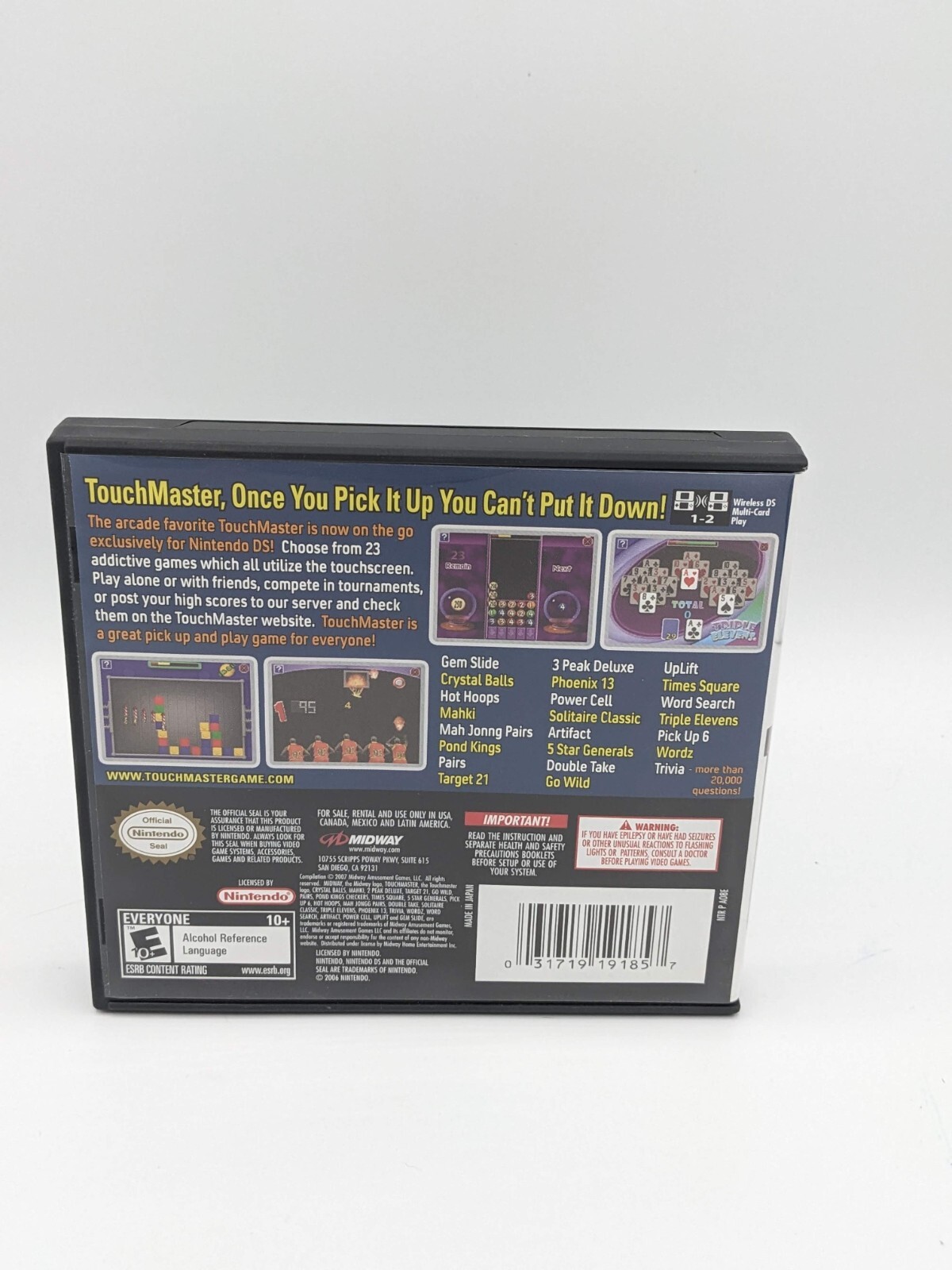 Nintendo DS TouchMaster – Complete in Box w/ Manual