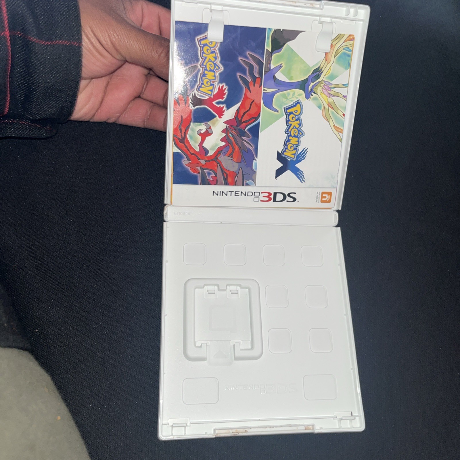 EMPTY CASE Pokémon X Nintendo 3DS COMPLETE W/ MANUAL AUTHENTIC POKEMON