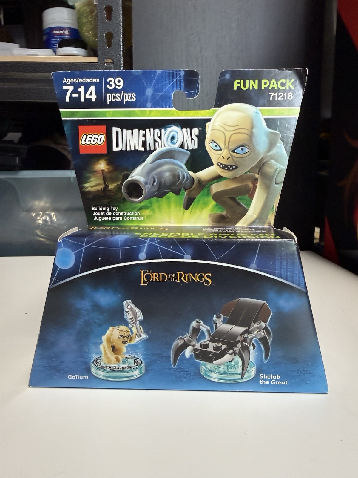 LEGO Dimensions Lord of the Rings Gollum & Shelob Fun Pack 3-in-1 Build 71218