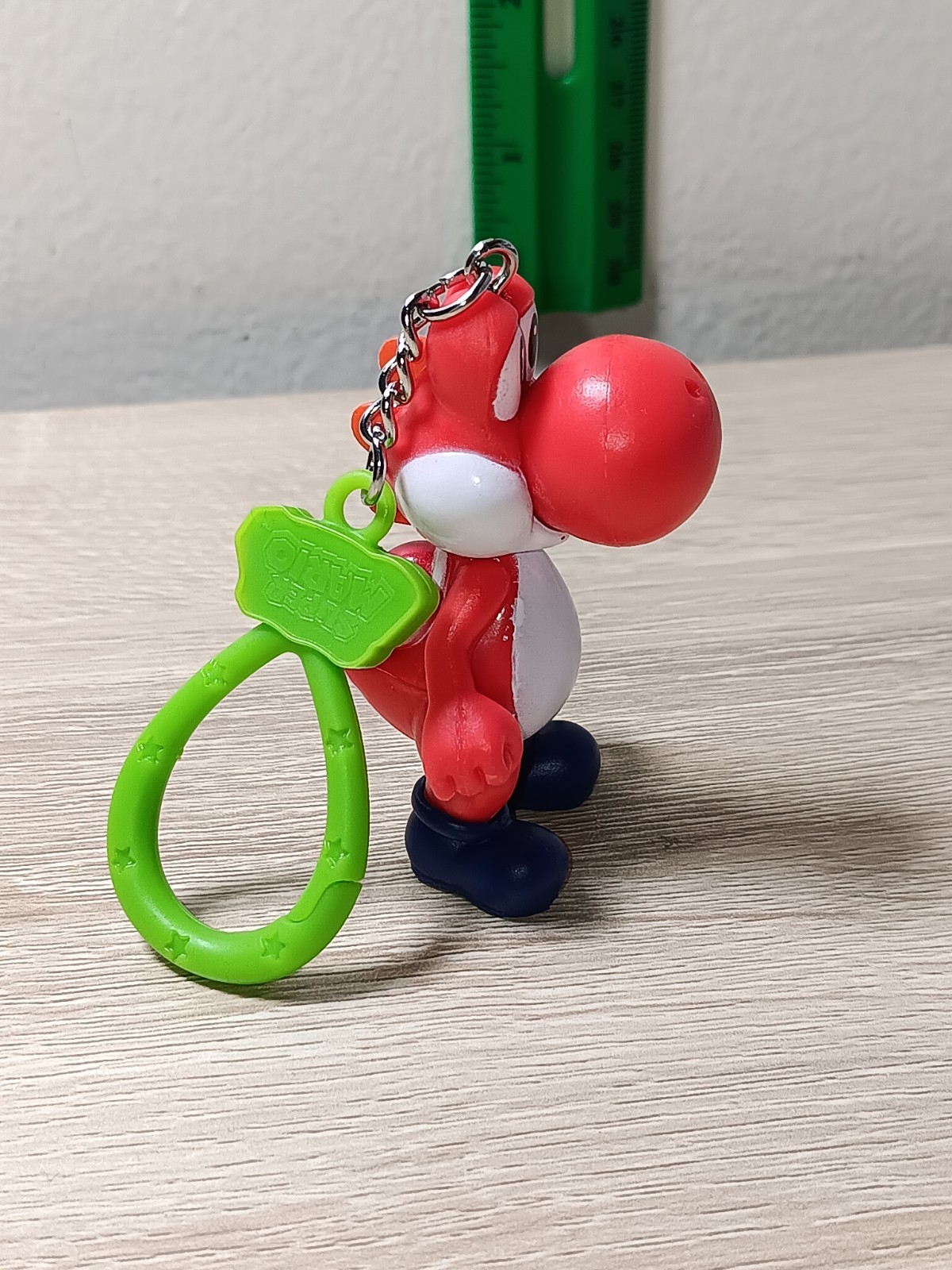 *FREE SHIP* 2″ RED YOSHI BackPack Buddies Clip Keychain Super Mario